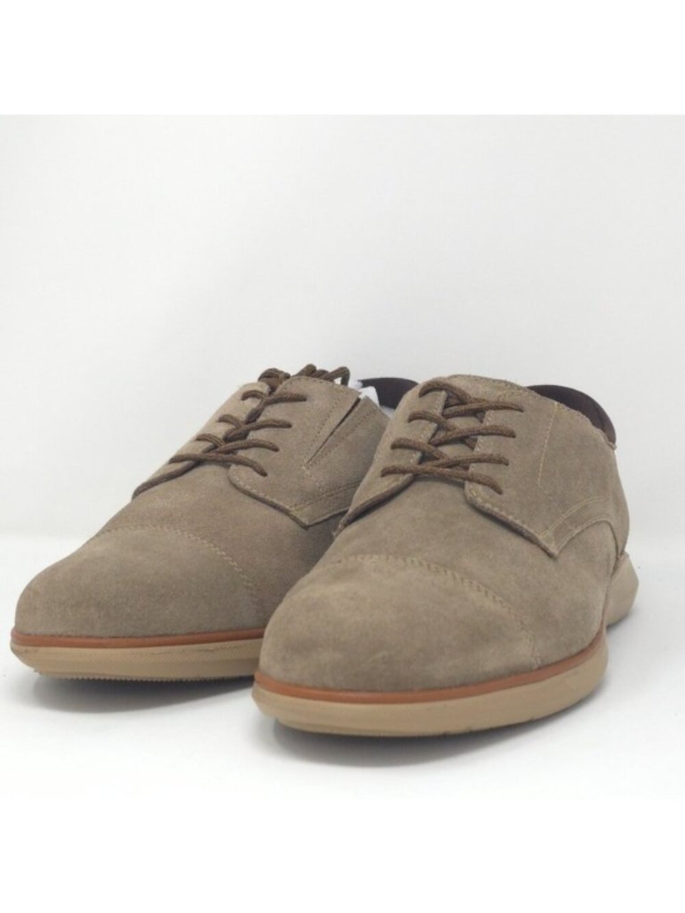 Thomas & Vine Felton Taupe Leather Penny Loafer Tru Comfort 8M
